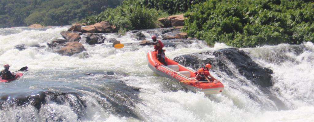 Water Rafting at Itanda Falls - Butagaya Subcounty